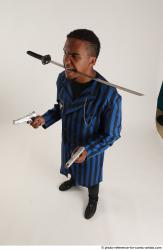 Garson STANDING POSE WITH KATANA AND TWO GUNS